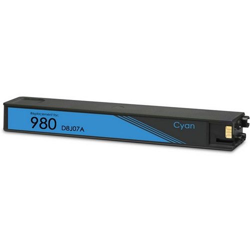 HP Compatible 980 Cyan Ink Cartridge (D8J07A)