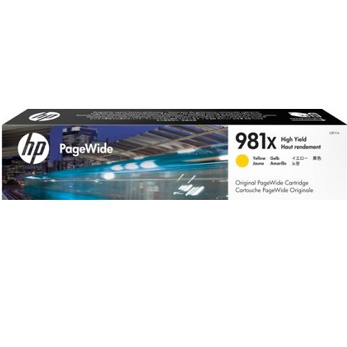 HP 981X Yellow High Yield Genuine Ink Cartridge (L0R11A)