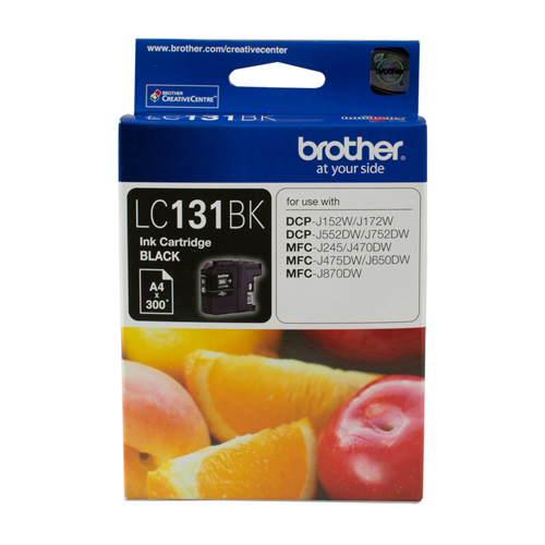 Brother LC131BK Black Genuine Ink Cartridge