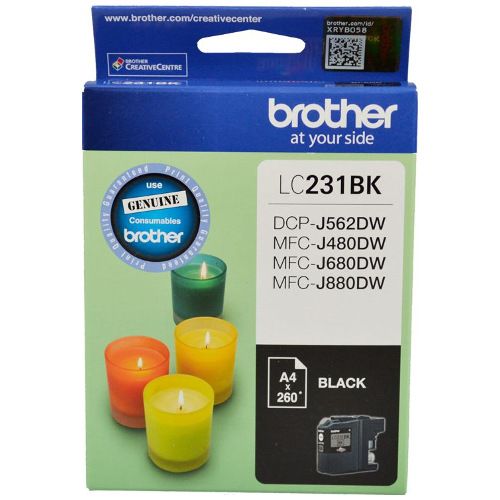 Brother LC231 Black Genuine Ink Cartridge