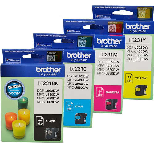 8 Pack Brother LC231 Genuine Ink Cartridges
