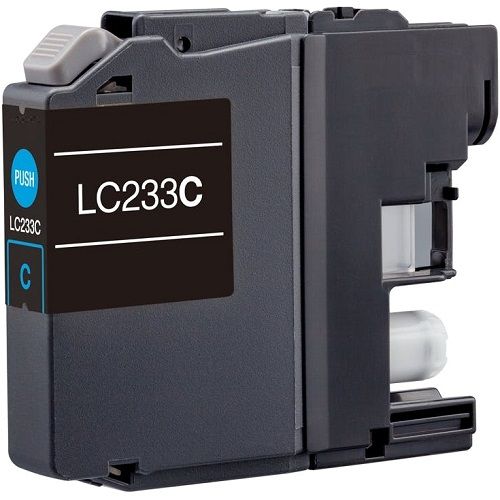 Brother Compatible LC233C Cyan Ink Cartridge