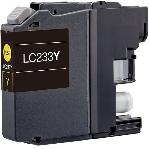Brother Compatible LC233Y Yellow Ink Cartridge