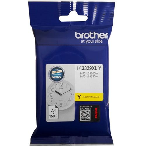 Brother LC3329XL Y Yellow High Yield Genuine Ink Cartridge