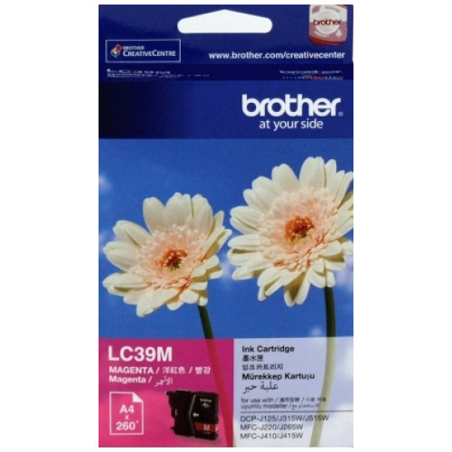 Brother LC39M Magenta Genuine Ink Cartridge