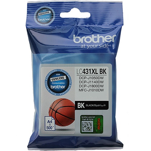Brother LC431XLBK Black High Yield Genuine Ink Cartridge Brother LC431XLBK Black High Yield Genuine Ink Cartridge