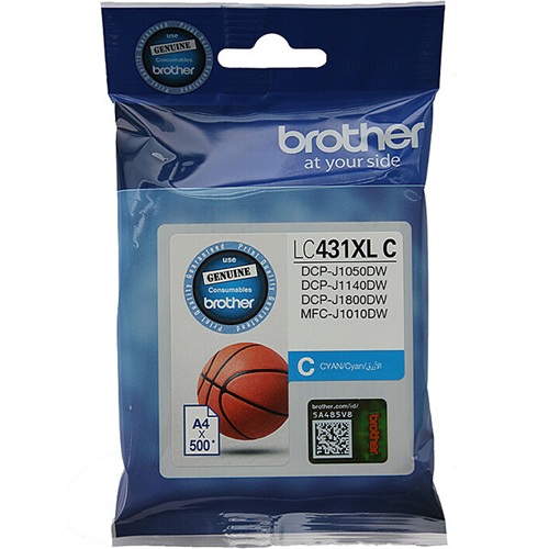 Brother LC431XLC Cyan High Yield Genuine Ink Cartridge Brother LC431XLC Cyan High Yield Genuine Ink Cartridge