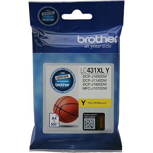 Brother LC431XLY Yellow High Yield Genuine Ink Cartridge Brother LC431XLY Yellow High Yield Genuine Ink Cartridge