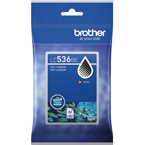 Brother LC536BK Black Genuine Ink Cartridge Brother LC536BK Black Genuine Ink Cartridge