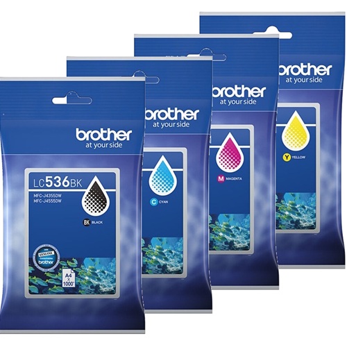 4 Pack Brother LC536 Genuine Ink Cartridges 4 Pack Brother LC536 Genuine Ink Cartridges