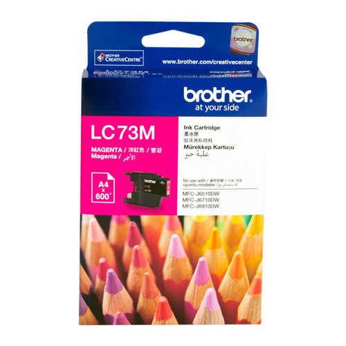 Brother LC73M Magenta High Yield Genuine Ink Cartridge