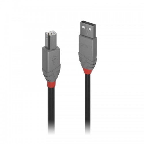 Lindy 7.5m USB-A 2.0 to USB-B Cable - Anthra Line