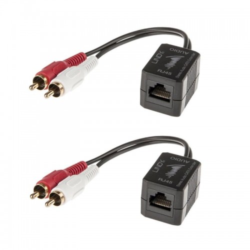 Lindy 100m CAT5/6 RCA Stereo Audio Extender