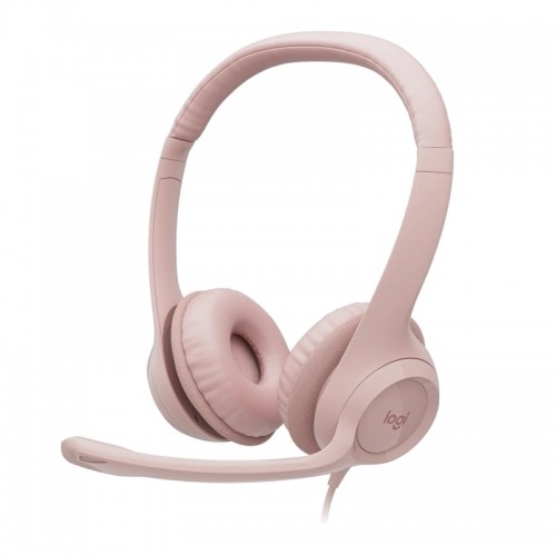 Logitech H390 Wired USB Headset - Rose Logitech H390 Wired USB Headset - Rose