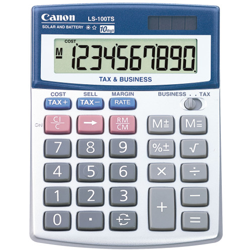 Canon LS-100TS Calculator