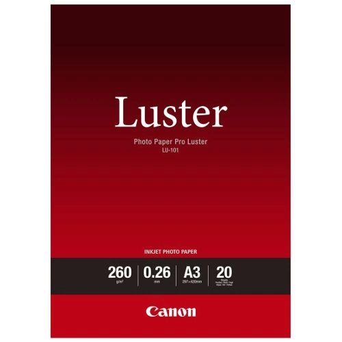 Canon LU-101A3 A3 Luster Photo Paper Pro