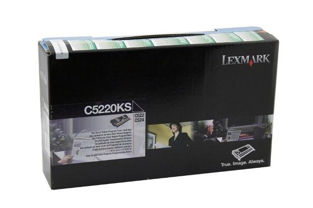 Lexmark C5220KS Black Prebate Toner Cartridges_OLD Cartridge
