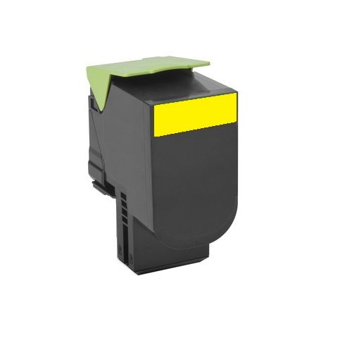 Lexmark Compatible 708H Yellow High Yield Toner Cartridge (70C8HY0)