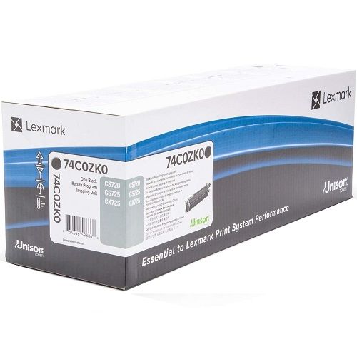 Lexmark 74C0ZK0 Black Genuine Imaging Unit