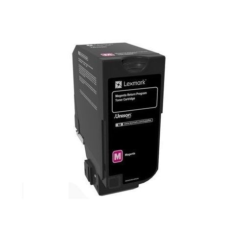 Lexmark 74C60M0 Magenta Genuine Toner Cartridge