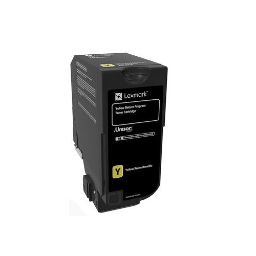 Lexmark 74C60Y0 Yellow Genuine Toner Cartridge