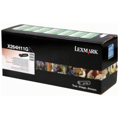 Lexmark X264H11G Black High Yield Genuine Toner Cartridge