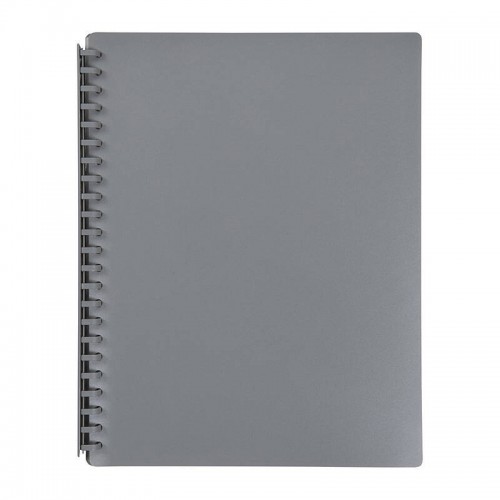 Marbig Refillable Display Book 20 Pocket Grey Marbig Refillable Display Book 20 Pocket Grey