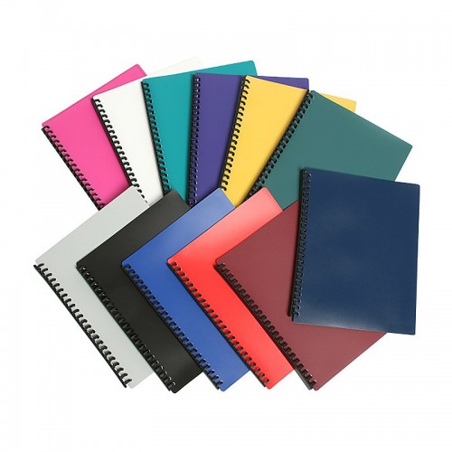 Marbig Refillable Display Book 40 Pocket Assorted Colours
