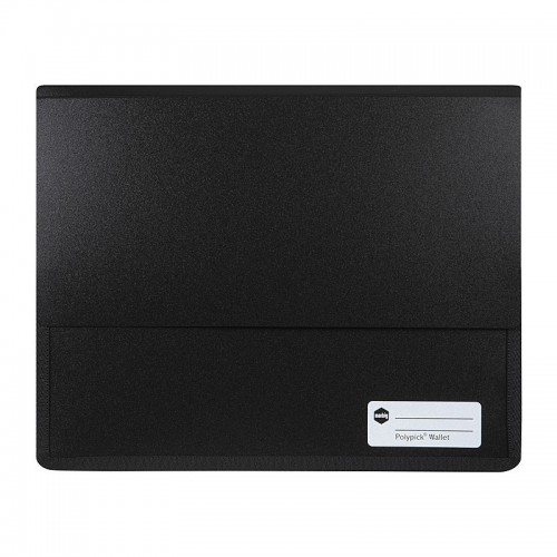 Marbig Polypick A4 Heavy Duty Document Wallet Black