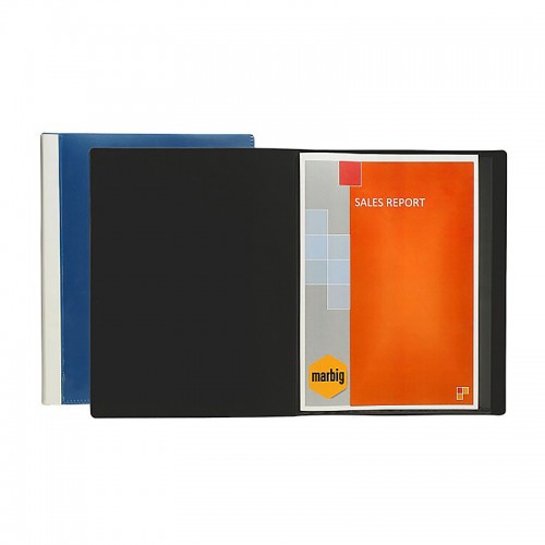 Marbig Clearview Non-Refillable Display Book 50 Pocket Black Marbig Clearview Non-Refillable Display Book 50 Pocket Black