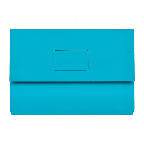 Marbig Slimpick Foolscap Document Wallet Blue