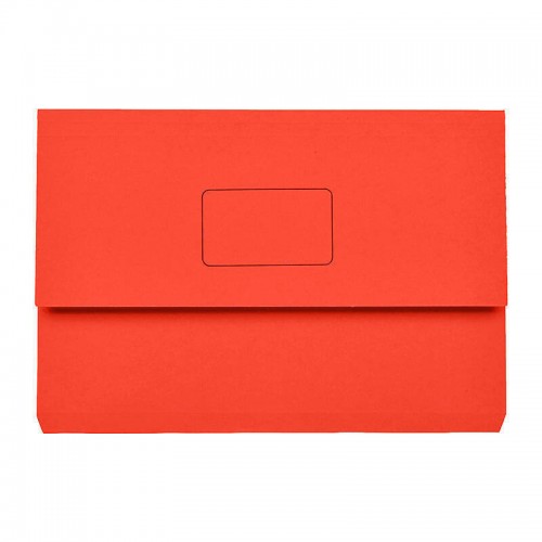 Marbig Slimpick Foolscap Document Wallet Red