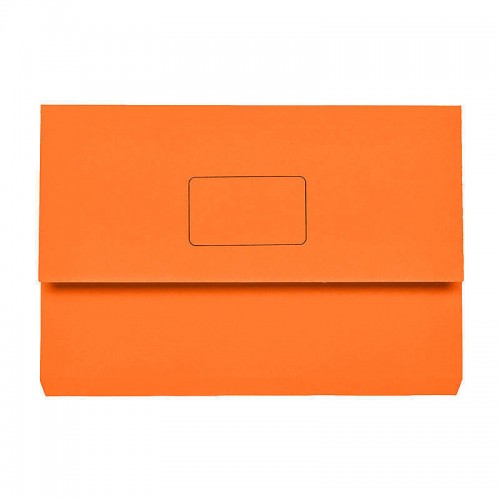 Marbig Slimpick Foolscap Document Wallet Orange