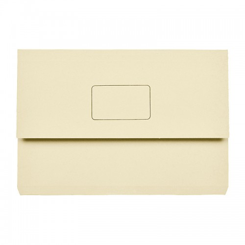 Marbig Slimpick Foolscap Document Wallet Buff