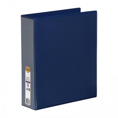 Marbig Clearview Insert Binder A4 50mm 2D Rings Blue Marbig Clearview Insert Binder A4 50mm 2D Rings Blue
