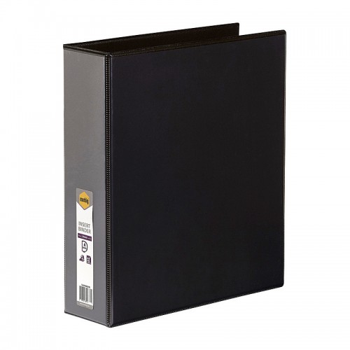 Marbig Clearview Insert Binder A4 50mm 4D Rings Black