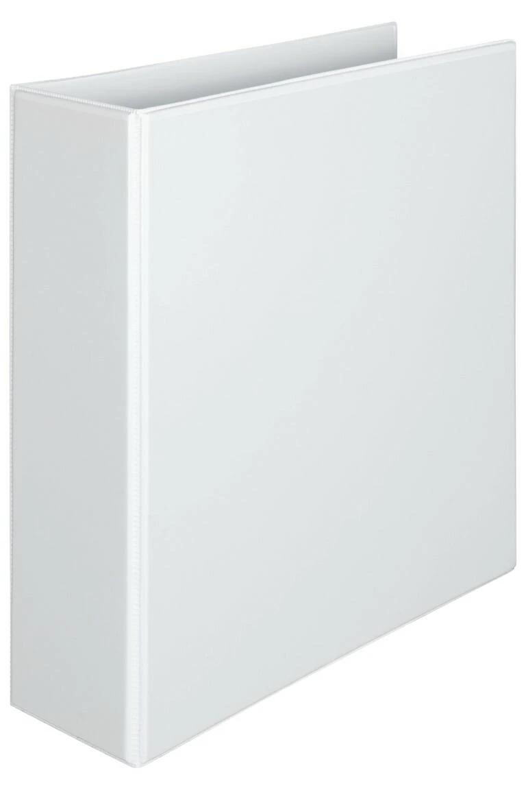Marbig Clearview Insert Binder A4 65mm 4D Rings White Marbig Clearview Insert Binder A4 65mm 4D Rings White