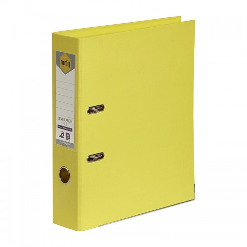 Marbig Lever Arch File A4 PE Lemon