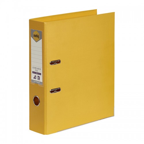 Marbig Lever Arch File A4 PE Yellow
