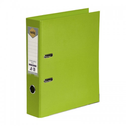 Marbig Lever Arch File A4 PE Lime