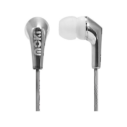 Moki Metallics Earphones - Silver
