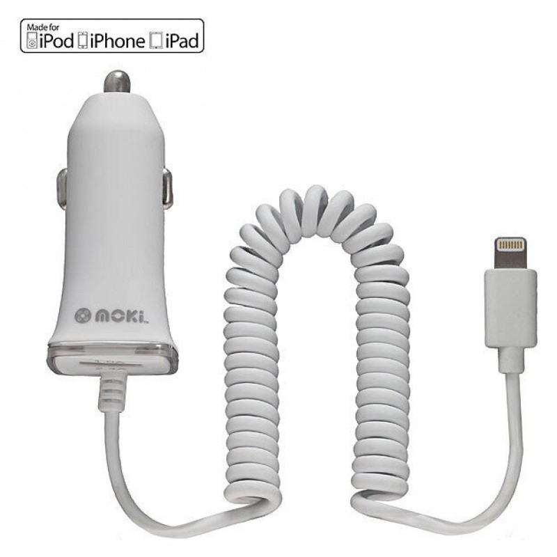 Moki Fixed Light Car Charger Moki Fixed Light Car Charger
