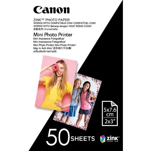 Canon MP-PP50 2x3 inch Zink Mini Photo Printer Paper