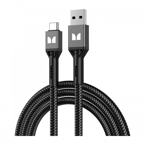 Monster 1.2m USB-C to USB-A Cable - Black