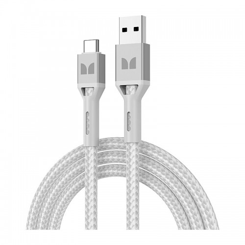 Monster 2m USB-C to USB-A Cable - White