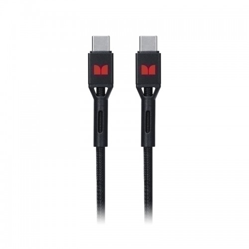 Monster USB-C to USB-C Braided Cable - Black 2m Monster USB-C to USB-C Braided Cable - Black 2m