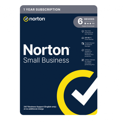 Norton Small Business 1 User 6 Devices 1 Year Software