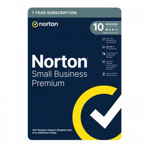 Norton Small Business Premium 1 User 10 Devices 1 Year Software