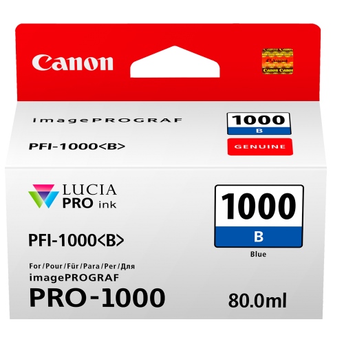 Canon PFI-1000B Blue Genuine Ink Cartridge