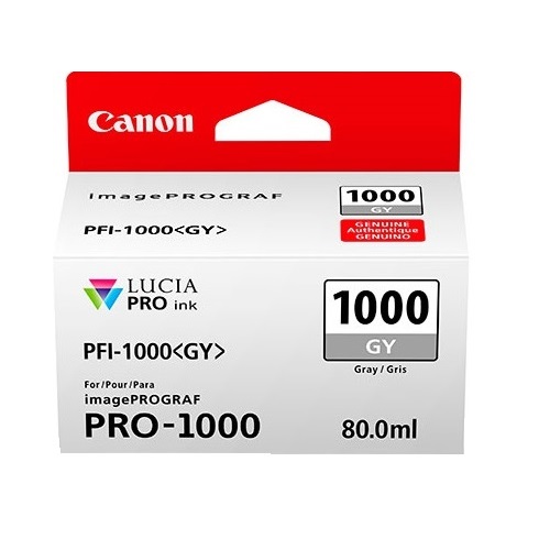 Canon PFI-1000GY Grey Genuine Ink Cartridge